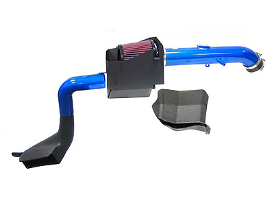 Powdercoated Blue Intake for the Nissan 350Z