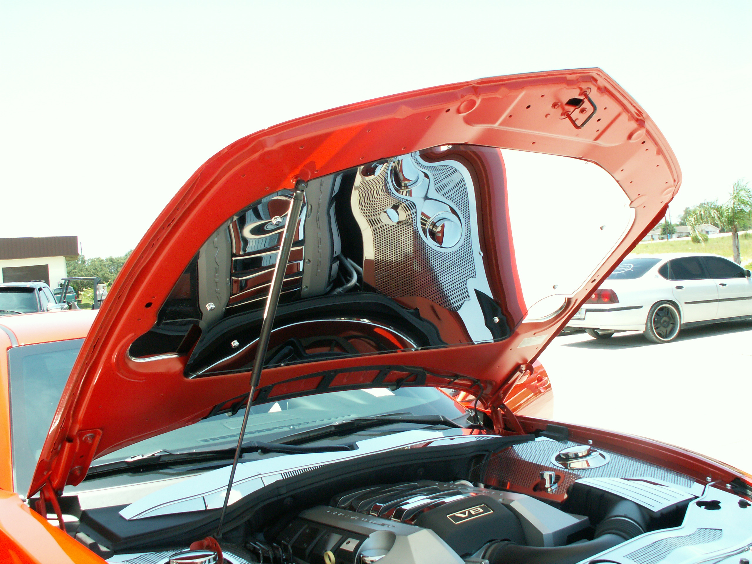 Polished Stainless Engine Compartment Panels for Camaro