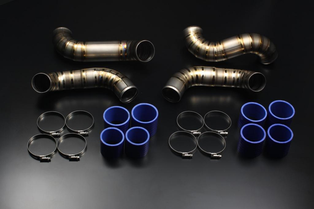 Titanium Intercooler Piping for the Nissan GTR