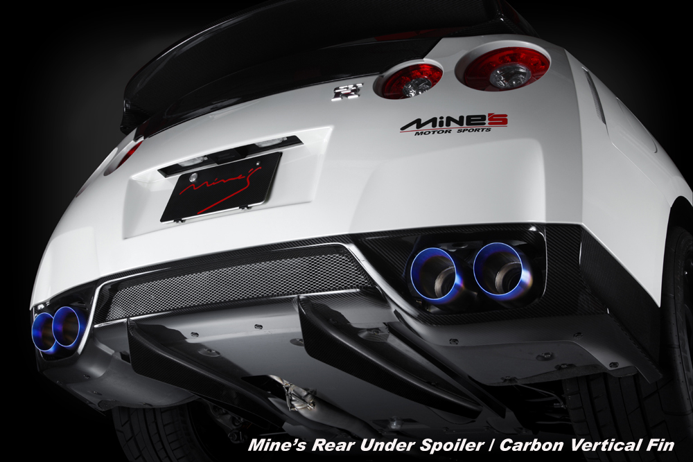 Dry Carbon Underspoiler for the Nissan GT-R by Mine's