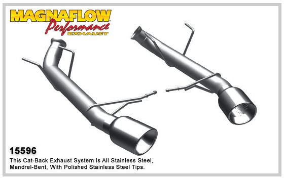 Magnaflow 15596 2011+ Mustang V6 Competition Axle-Back Exhaust