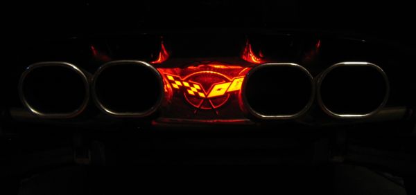 C5 Corvette Exhaust Plate LED Lighting