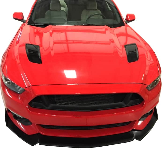 2015-2017 Ford Mustang Painted Vent Heat Extractors Overlays