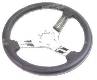 1968-1982 C3 Corvette Black Leather Steering Wheel