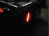 2005-2013 Corvette C6 Custom LED Service Single Color Remote Controlled Fender Cove Led Kit