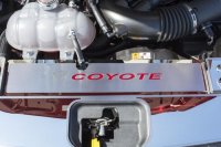 2015-2017 Mustang Radiator Cover Plate With Logo And Coyote Lettering