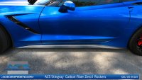2014-2019 C7 Corvette ACS Carbon Fiber Side Skirts