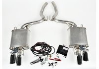 2015 2017 Ford Mustang ROUSH 2.3L I4 Quad Tip Active Exhaust Kit