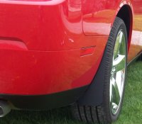 2015-17 Dodge Challenger HELLCAT Stealth Bikini Splash Guards (Default)