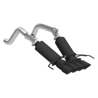 C7 Corvette MBRP Exhaust 3" Dual Muffler Axle Back with Quad 4" Dual Wall Tips BLACK COATED