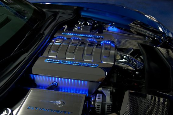 2014-2019 C7 Corvette Illuminated Fuel Rail Covers w/LEDs