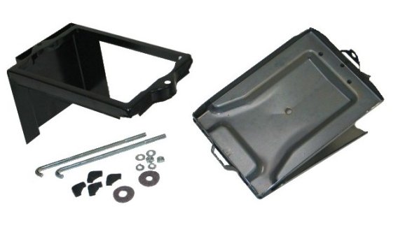 C1 1955-1961 Corvette Battery Tray Kit w/Spacers and Felts