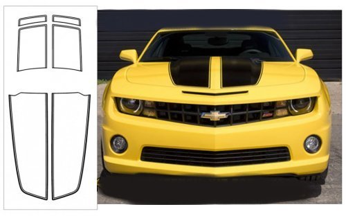 2010-2013 Camaro Dual Rally Over Car Stencil Kit Coupe
