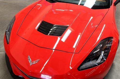 2014-2018 C7 Corvette Stingray Carbon Fiber Hood Vent Insert