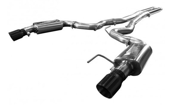 2015-2017 Ford Mustang GT KOOKS Catback OEM Exhaust With H-Pipe With Black Tips 11514410