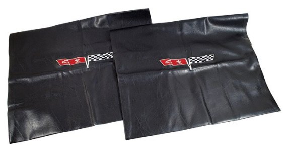Corvette C3 T-Top Storage Bags Black W/ 1980 Logo