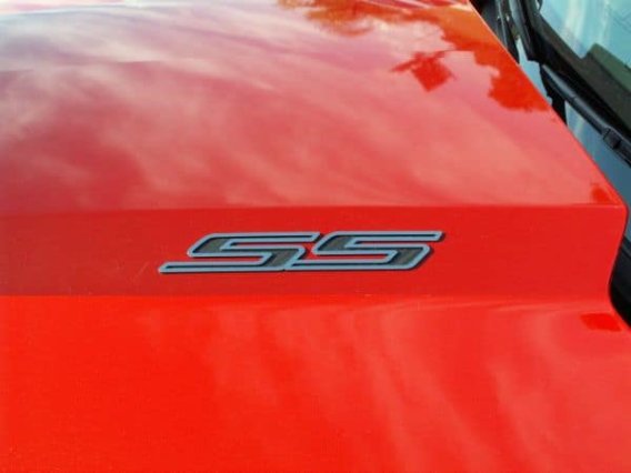 2010-2015 Camaro Stainless Steel and Carbon Fiber "SS" Badges