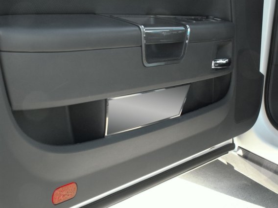 2008-2014 Dodge Challenger Door Badge Plates Brushed Set