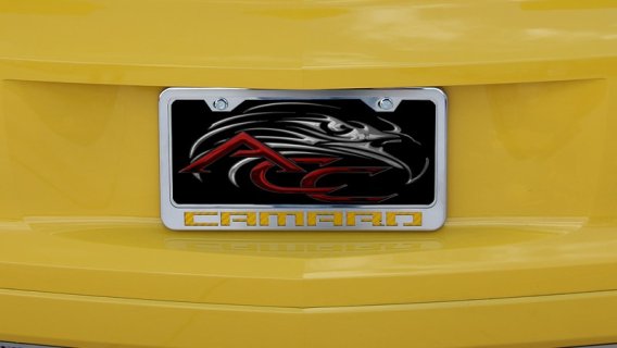 2010-2015 Camaro License Plate Frame with Lettering