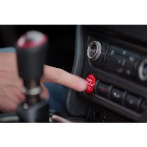 2015-2017 Ford Mustang Red Starter Button Installation Kit