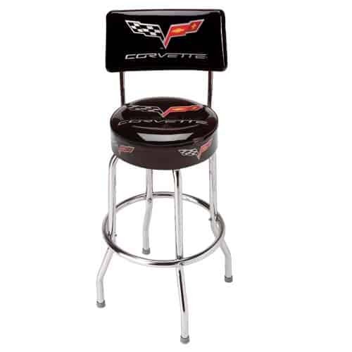 C6 Corvette Counter Stool with Back