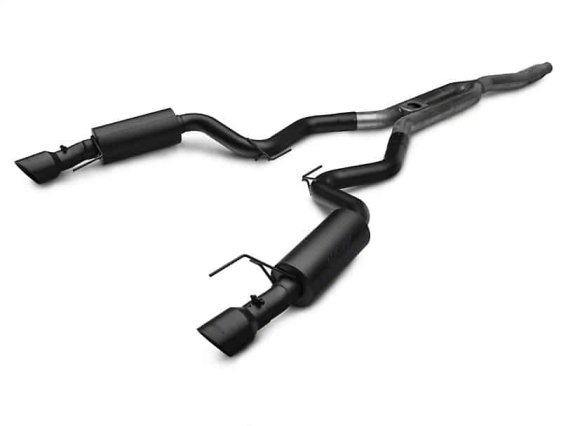 2015-2018 Ford Mustang 2.3L Ecoboost MBRP Exhaust 3" Cat Back Dual Split Rear STREET VERSION 4.