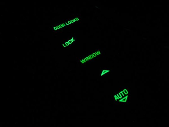 C5 1997-2004 Corvette Window Switch LEDs Green