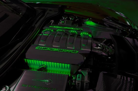 C7 Corvette Illuminated Fuel Rail Covers w/LEDs