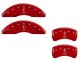2015-2019 Ford Mustang SNAKE MGP Caliper Covers Red