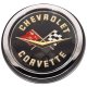 C1 1962 Corvette Rear Emblem Assembly Gold