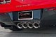 C7 Corvette Stainless Steel Exhaust Filler Panel 