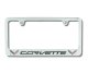 2014-2019 C7 Corvette Lettering+Flags License Plate Frame Corvette