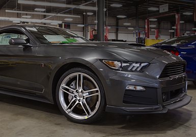 2015-2016 ROUSH Mustang 20 x 9.5 Quicksilver Cast Aluminum Wheel with 255-35 tire and TPMS