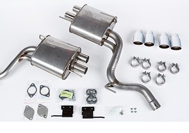 2015 2016 Ford Mustang ROUSH 2.3L  I4 Quad Tip Passive Exhaust Kit Convertible Only