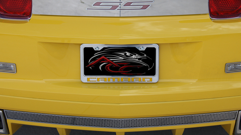 2010-2015 Camaro License Plate Frame with 