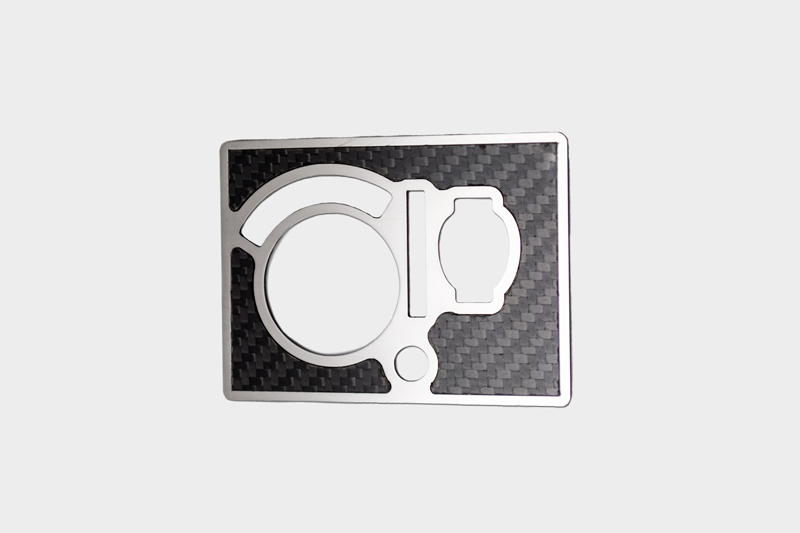2008-2012 Dodge Challenger Carbon Fiber Light Control Trim Plate