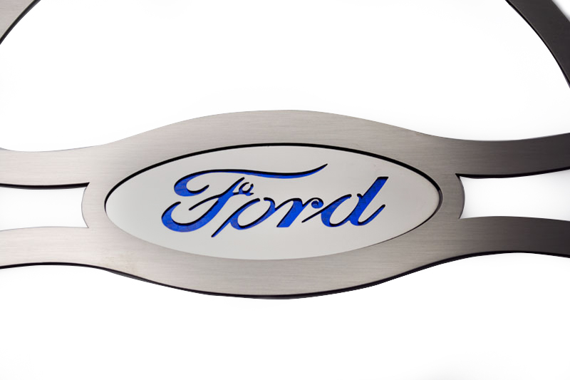 2010-2014 Ford Mustang GT | Ford Oval Logo Door Speaker Trim Kit 2pc