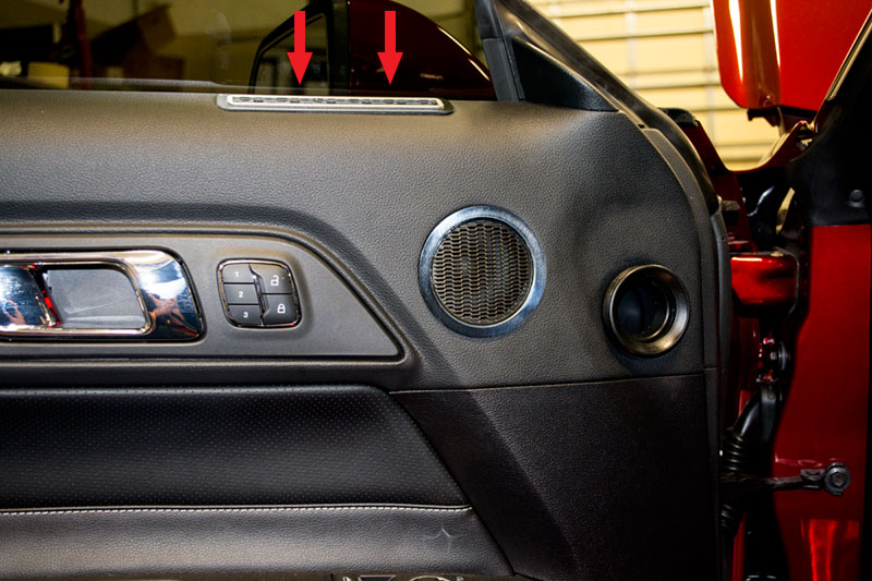 2015-2018 mustang vent trim