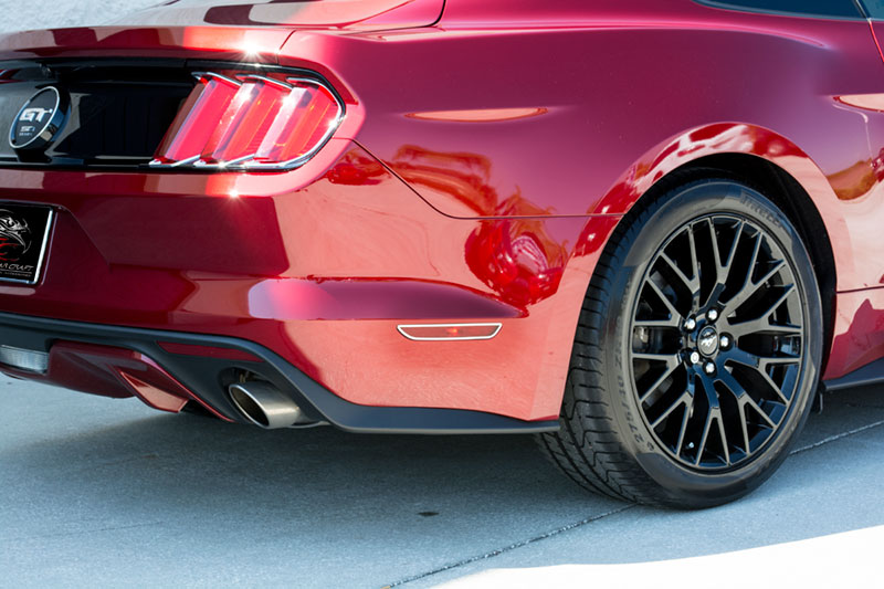 2015 Mustang Polished Side Marker Light Trim 2Pc Kit [272032]