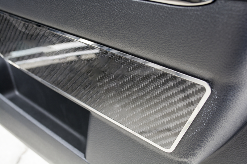 2011-2015 Dodge Charger Carbon Fiber Front Door Badges 2Pc