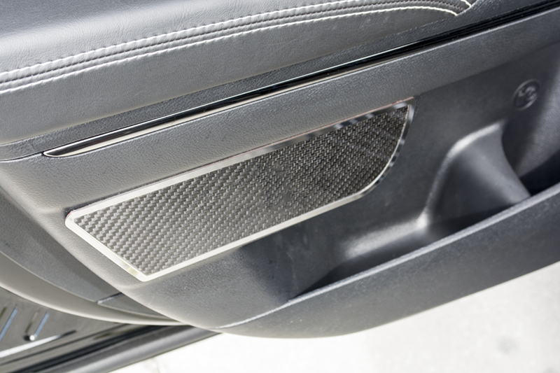 2011-2015 Dodge Charger Carbon Fiber Rear Door Badges 2Pc