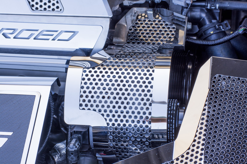2015-2016 Corvette Z06 - Polished Perforated Alternator Cover