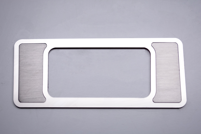 2010-2014 Raptor Interior Dim Switch Trim Plate Brushed Finish