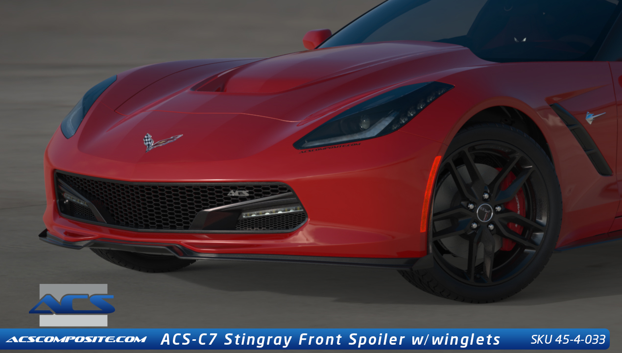 C7 Corvette ACS Five1 Front Wheel Deflector