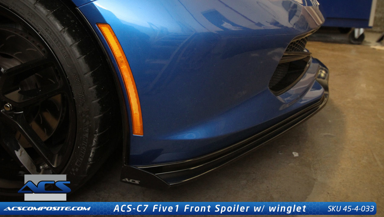 C7 Corvette Stingray ACS Five1 Front Splitter