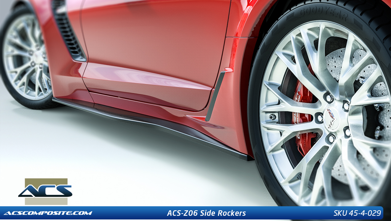 C7 Corvette ACS Z06 Rockers Skirts