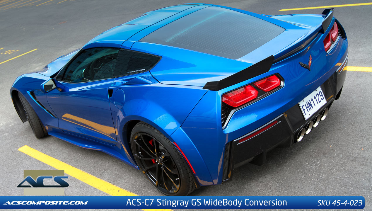 C7 Corvette ACS-GS Stingray Rear Wide Body Conversion