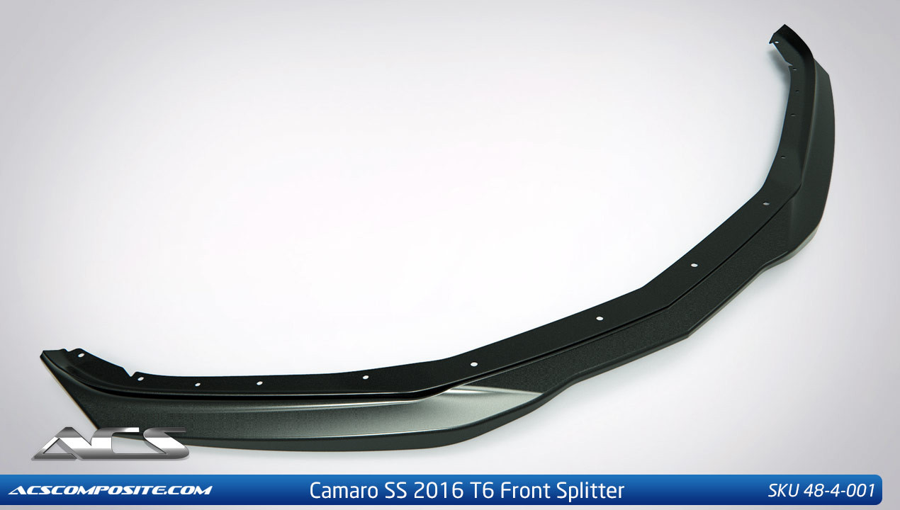 2016 6th Generation Camaro SS ACS-T6 Splitter 48-4-001
