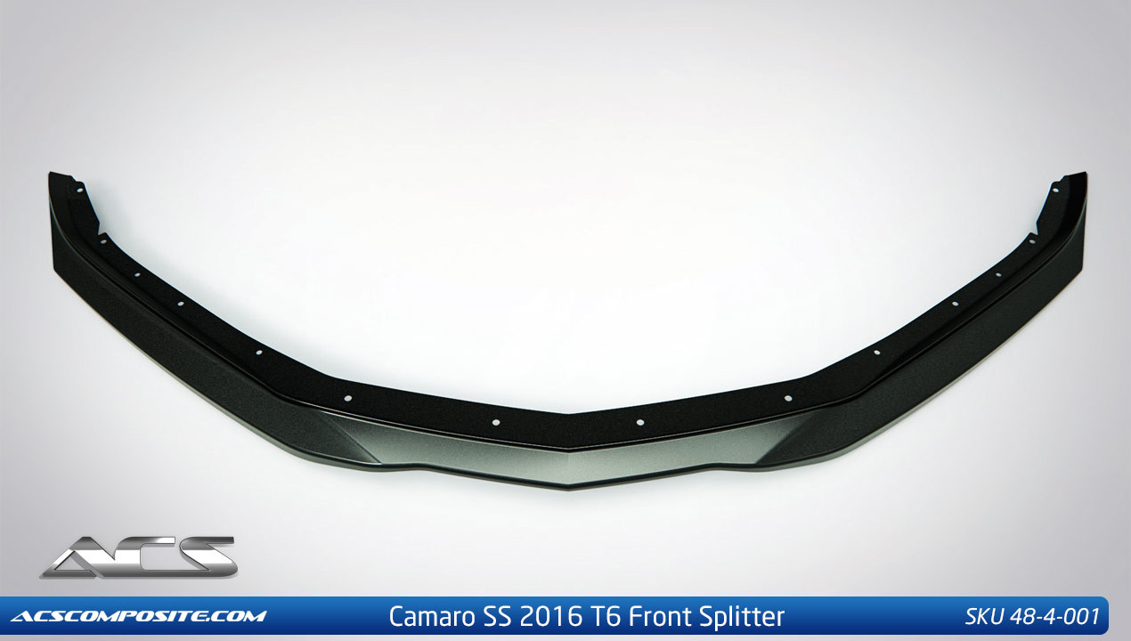 2016 6th Generation Camaro SS ACS-T6 Splitter 48-4-001