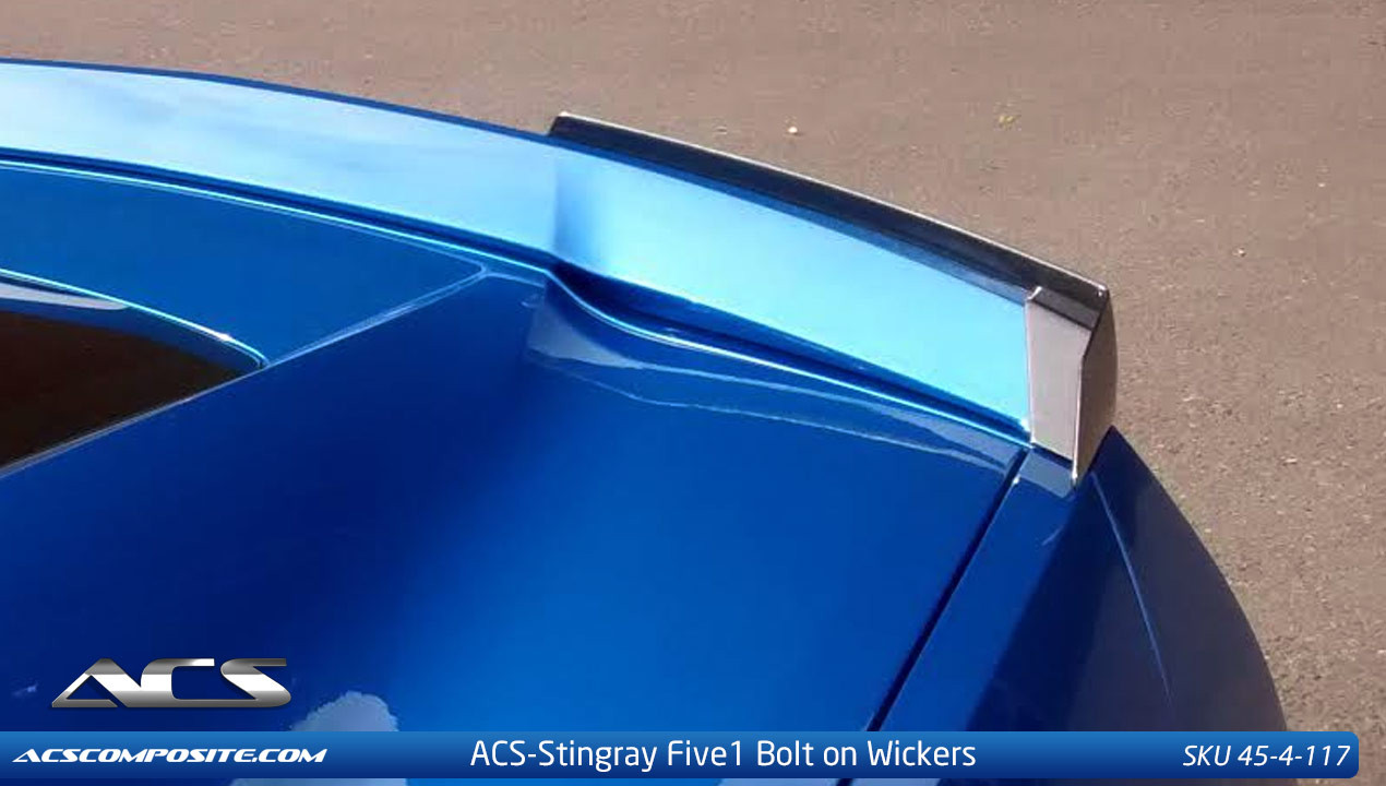 C7 Corvette Five1 Z51 Bolt on Wicker Spoiler Conversion Kit